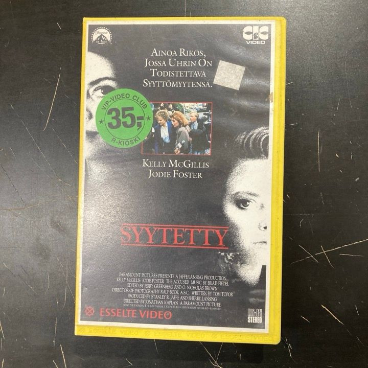 Syytetty VHS (VG+/VG+) -draama-